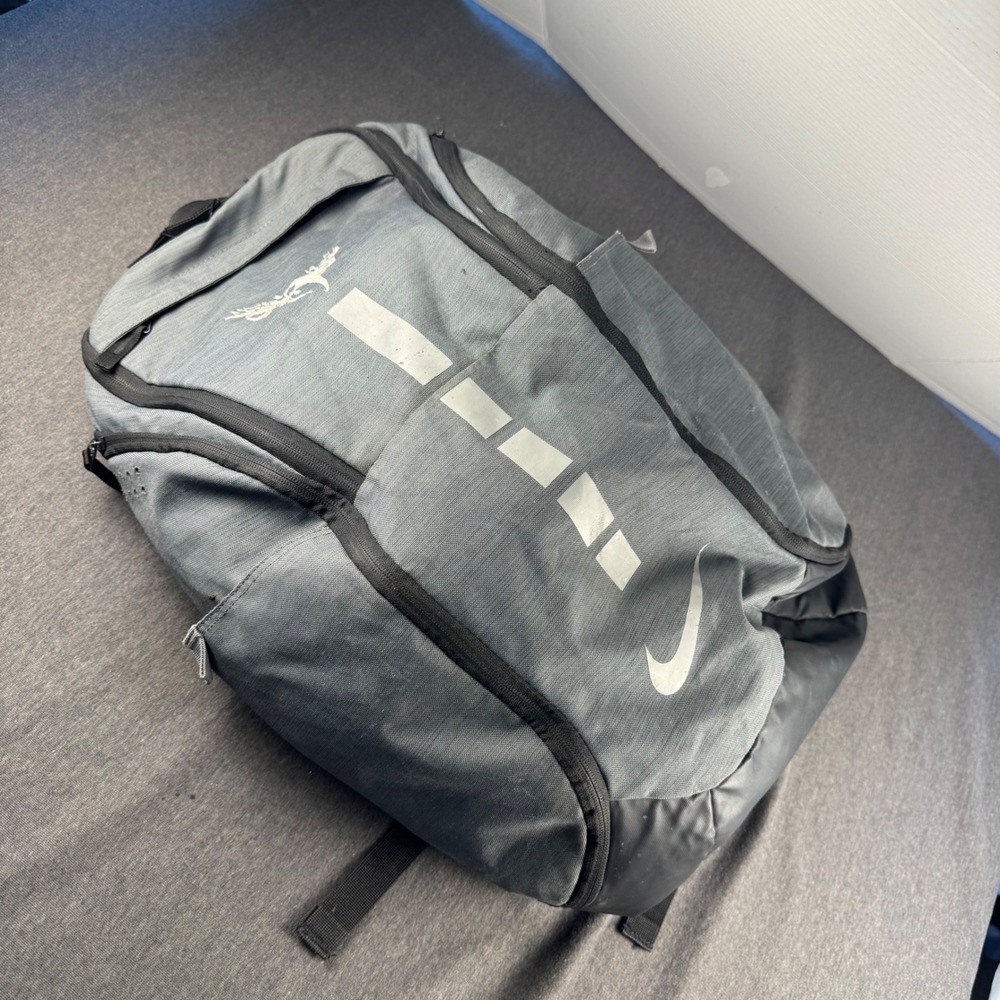 Nike Hoops Elite Pro Basketball Backpack Grey Black Reflective BA5554-015
